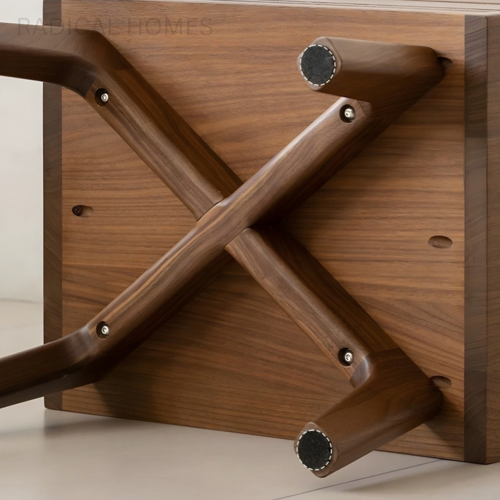 KAVEN Rustic Solid Wood Bedside Table - Radical Homes Singapore