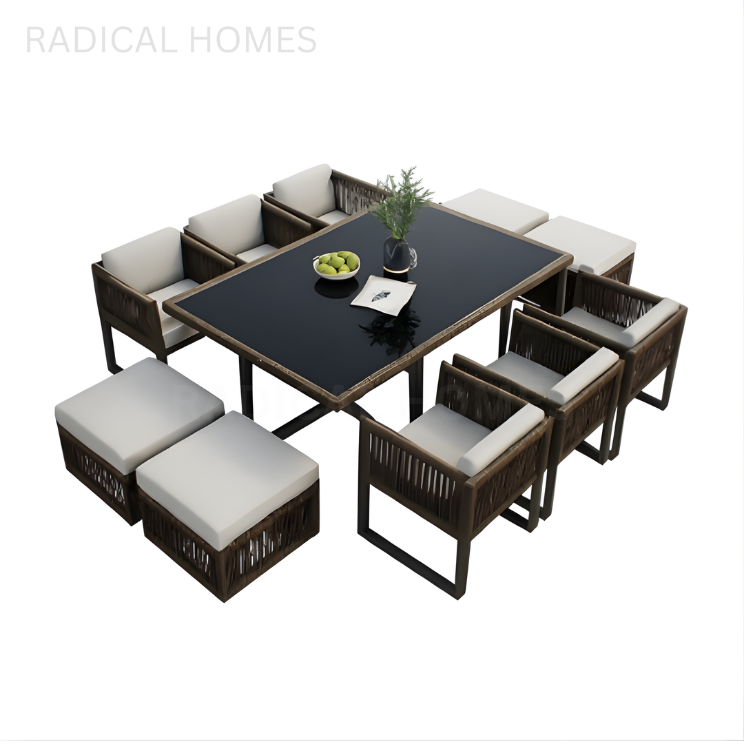 KARICE Modern Outdoor Table and Chairs - Radical Homes Singapore