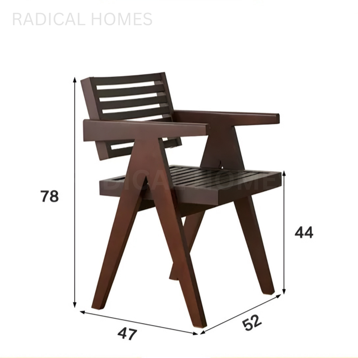 KATEY Modern Solid Wood Dining Chair - Radical Homes Singapore