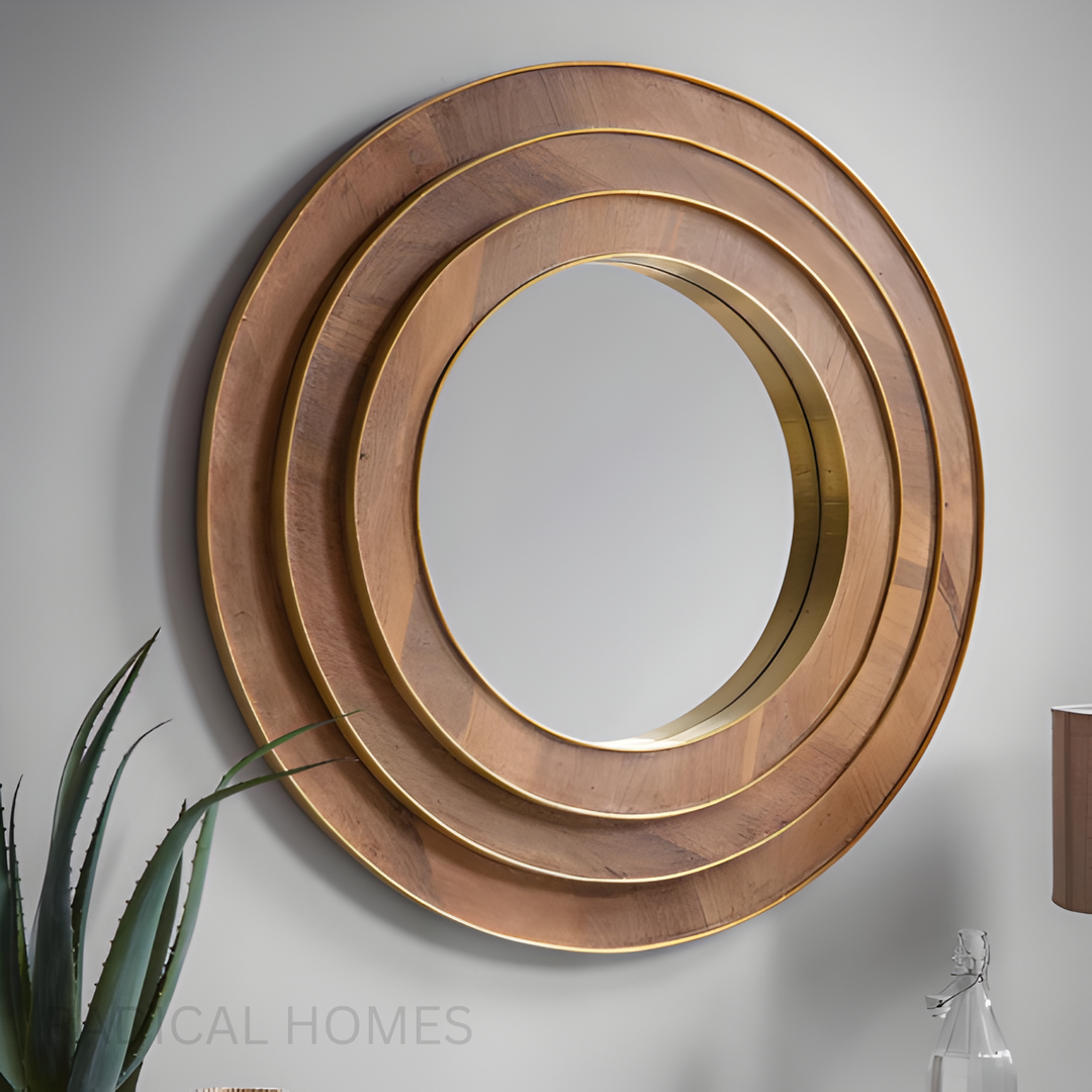 JETRO Modern Round Wall Mirror