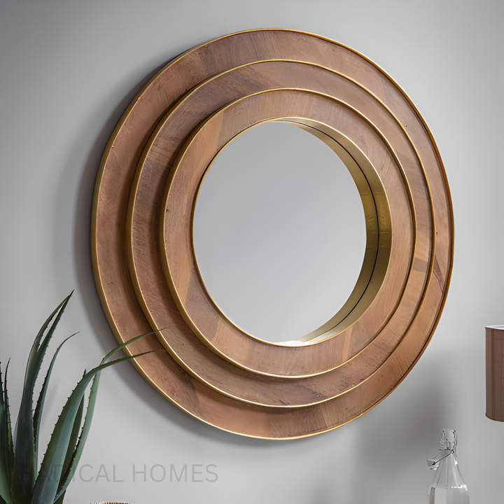 JETRO Modern Round Wall Mirror