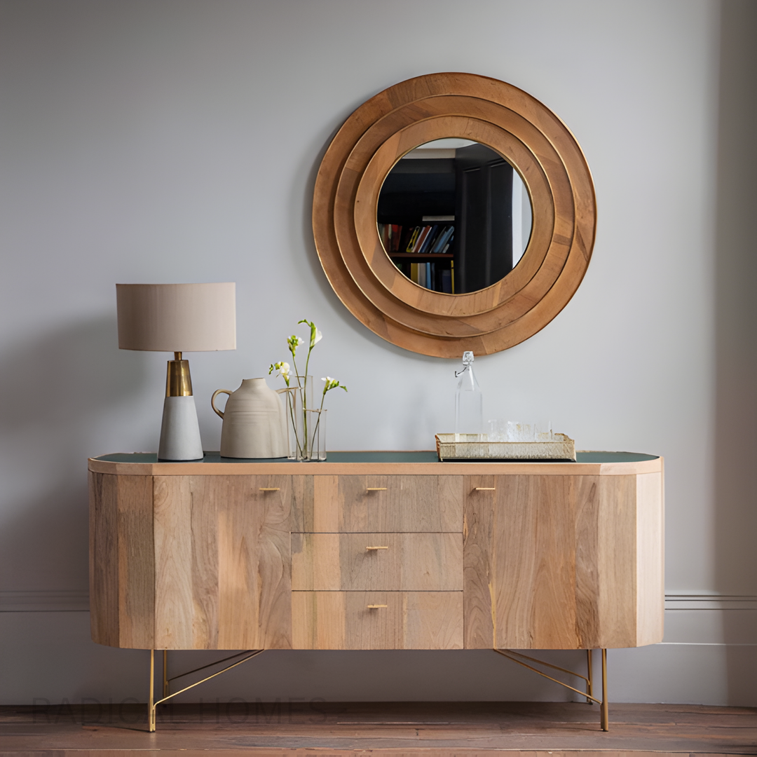 JETRO Modern Round Wall Mirror