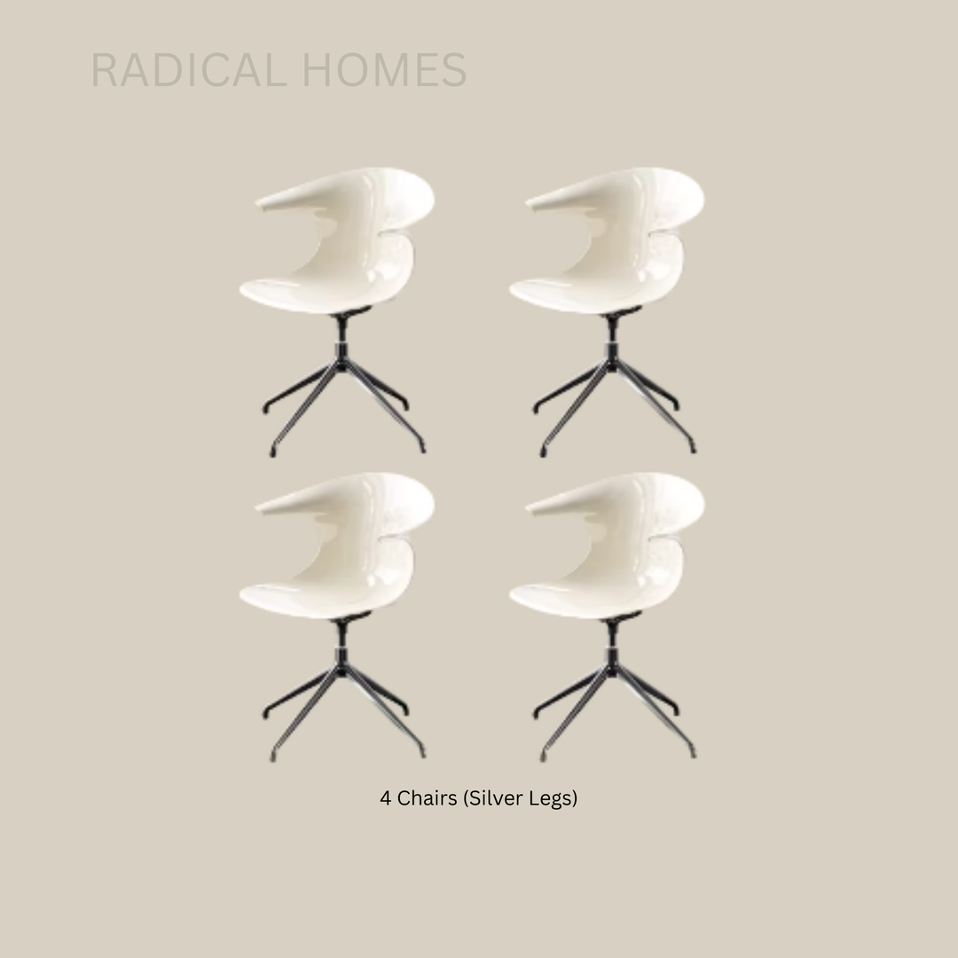 AERONIS Modern Swivel Plastic Study Chair