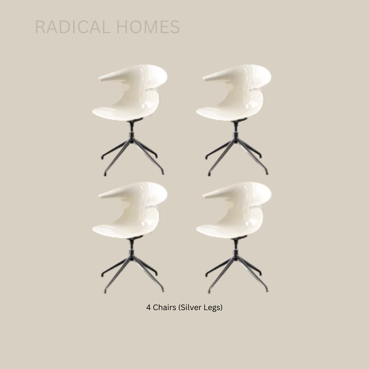 AERONIS Modern Swivel Plastic Study Chair