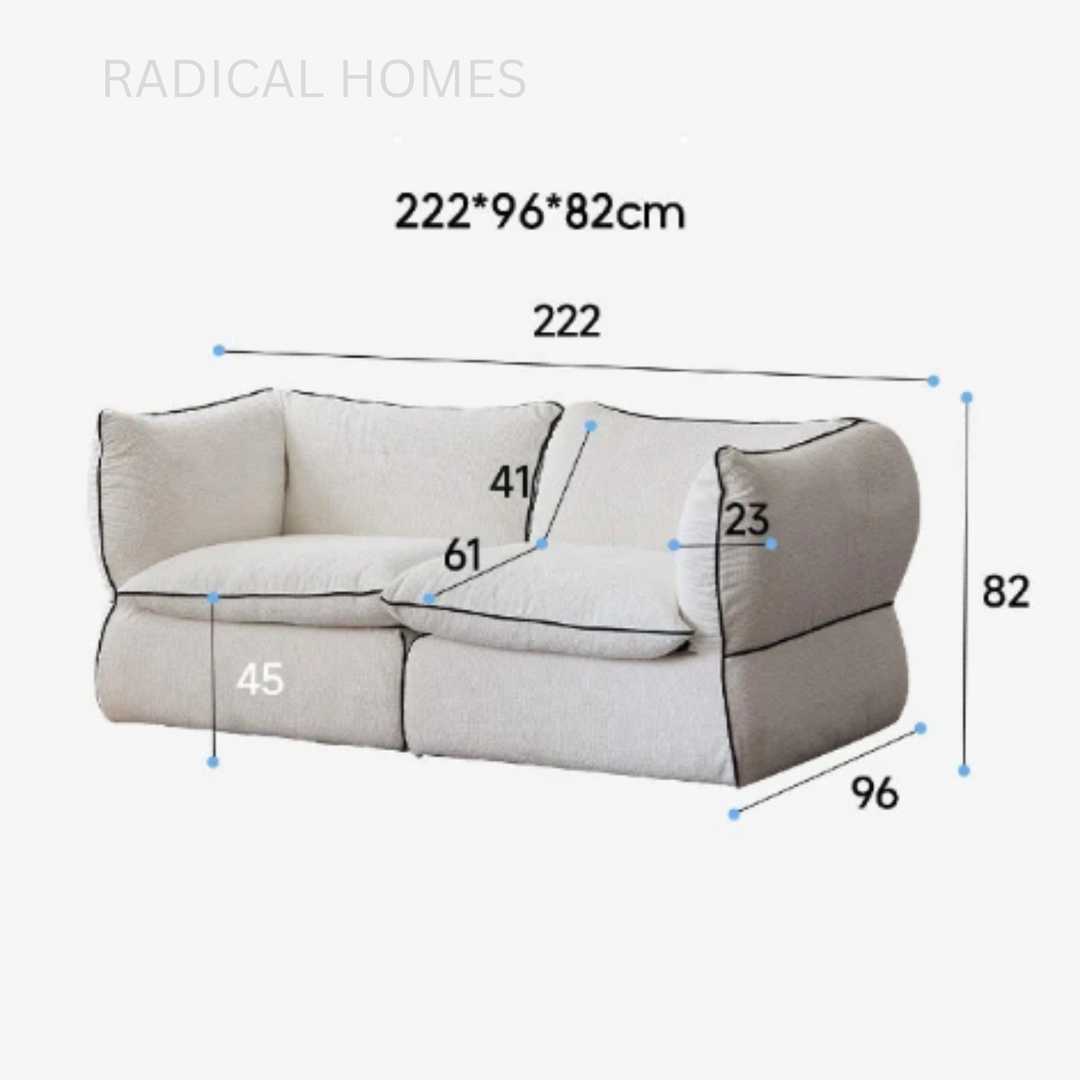 SILLO Modern Fabric Sofa - Radical Homes Singapore