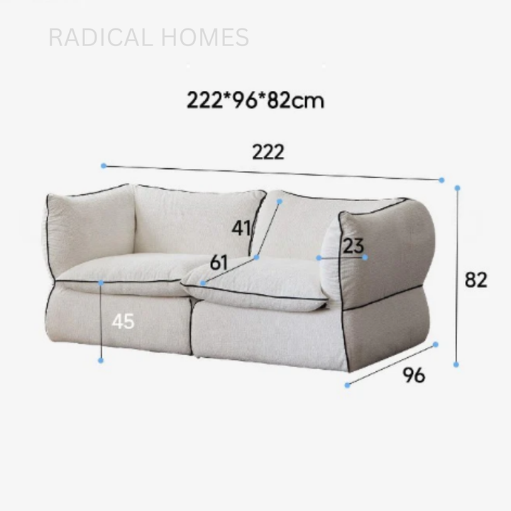 SILLO Modern Fabric Sofa - Radical Homes Singapore
