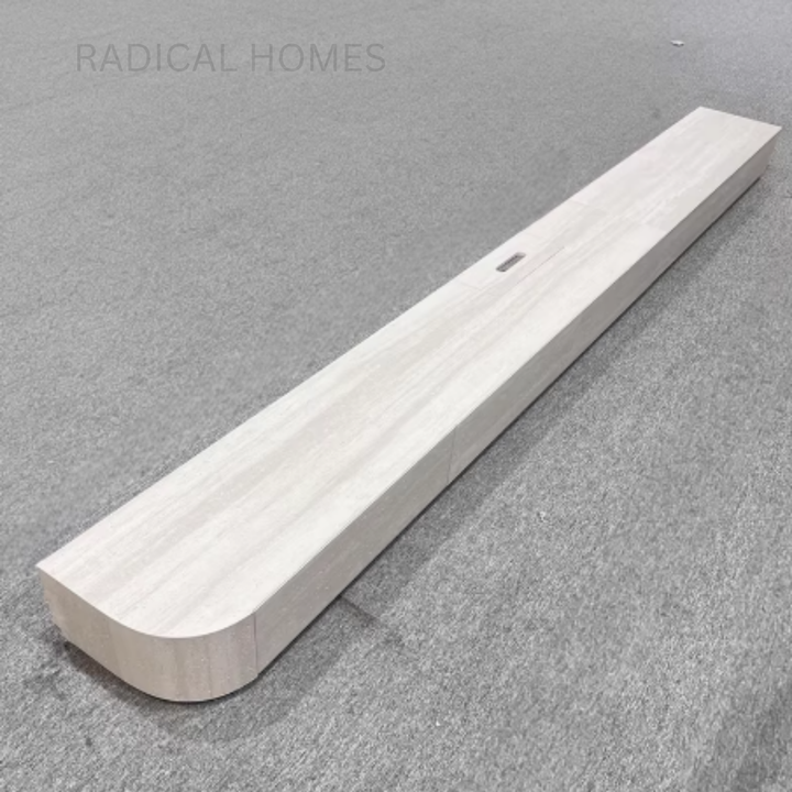 VEN Modern Travertine TV Console - Radical Homes Singapore