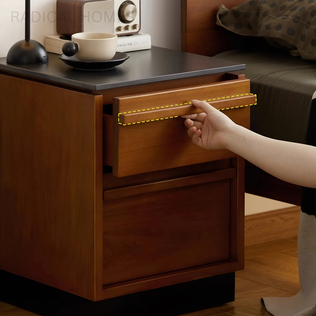 MALVA Modern Solid Wood Side Table - Radical Homes Singapore