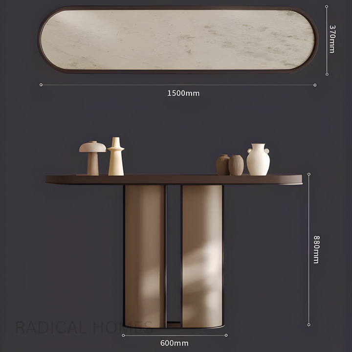 EON Sintered Stone Entryway Console Table