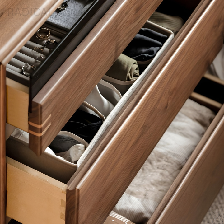 BRET Modern Solid Wood Vanity Table - Radical Homes Singapore