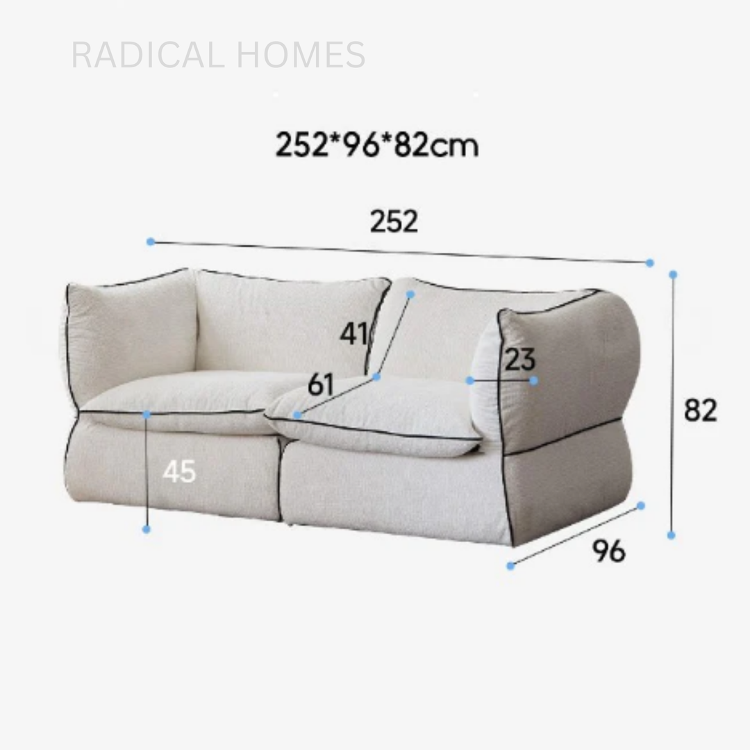 SILLO Modern Fabric Sofa - Radical Homes Singapore