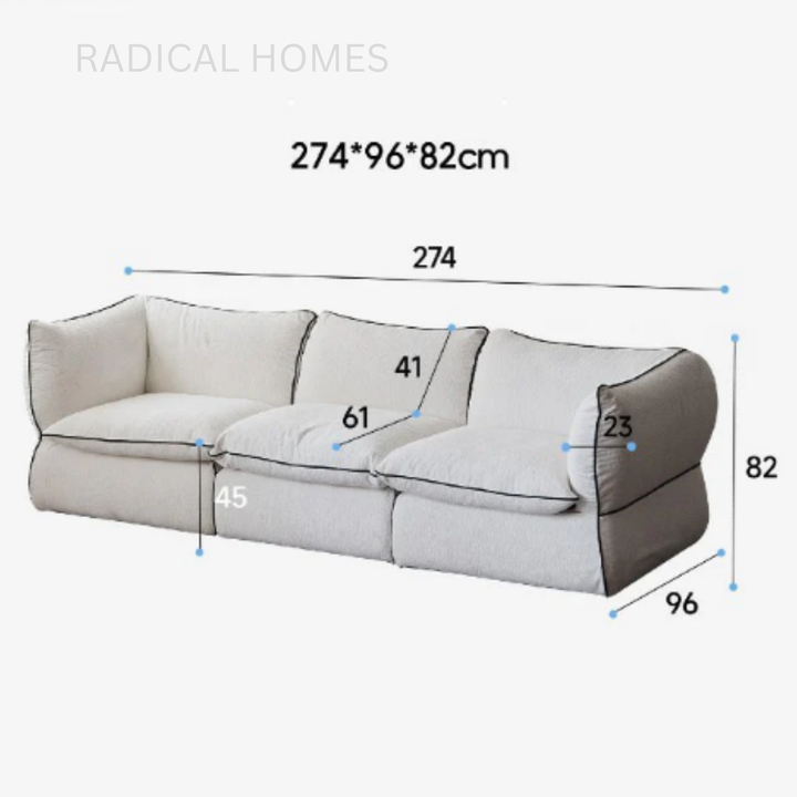 SILLO Modern Fabric Sofa - Radical Homes Singapore