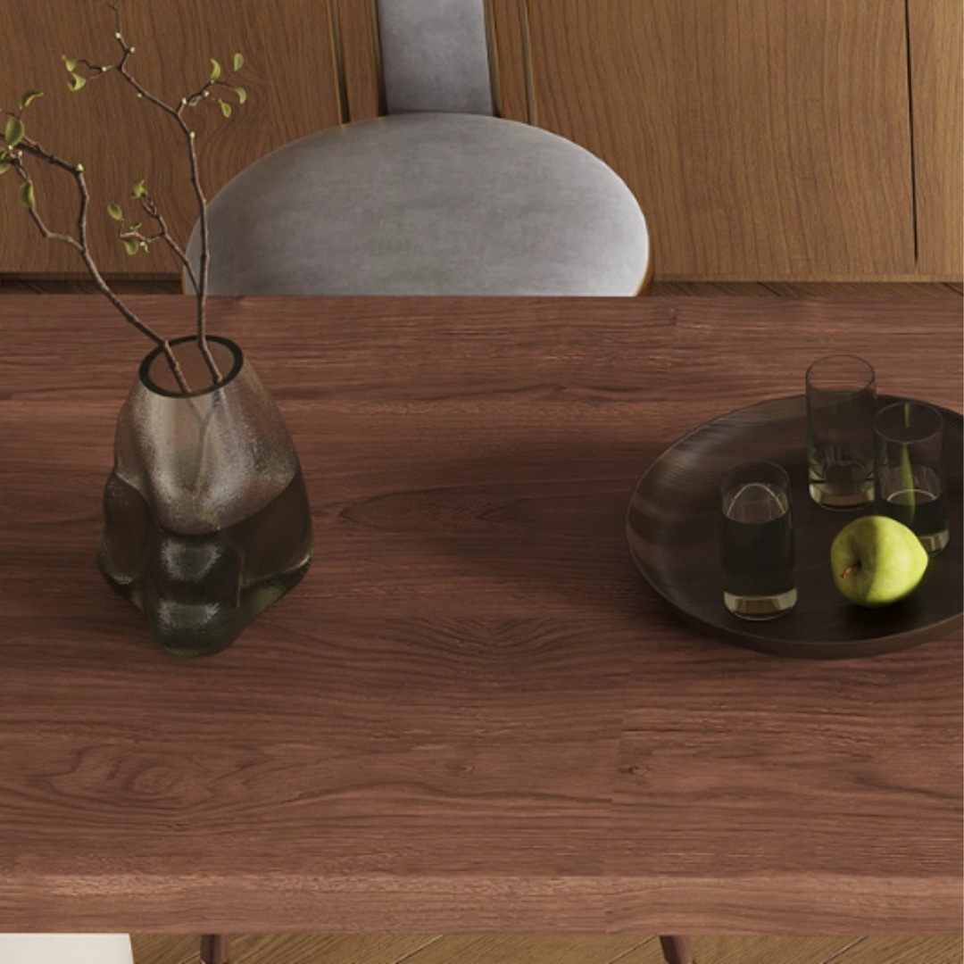 ROMA Modern Walnut Bar Table