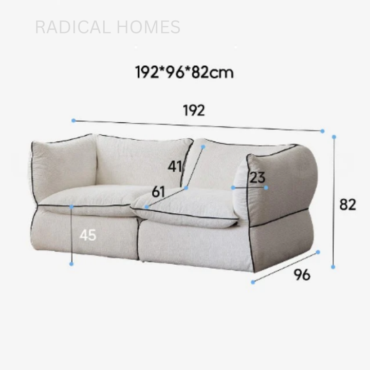 SILLO Modern Fabric Sofa - Radical Homes Singapore