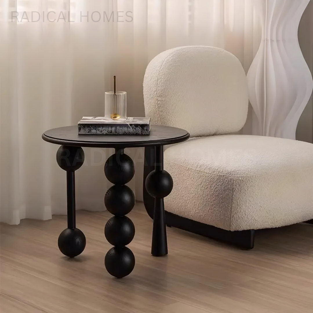 ERIKA Mid Century Solid Wood Side Table