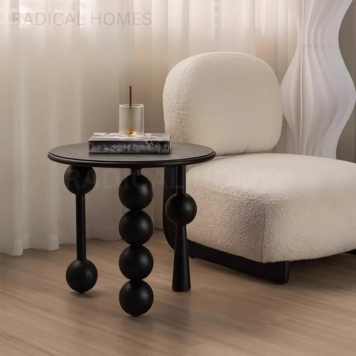 ERIKA Mid Century Solid Wood Side Table