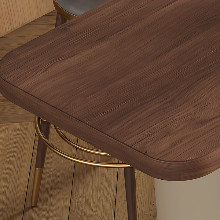 ROMA Modern Walnut Bar Table