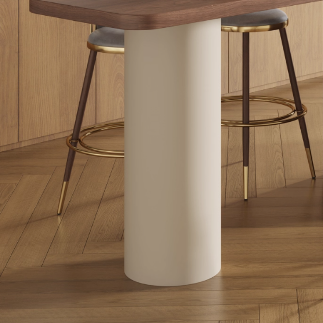 ROMA Modern Walnut Bar Table