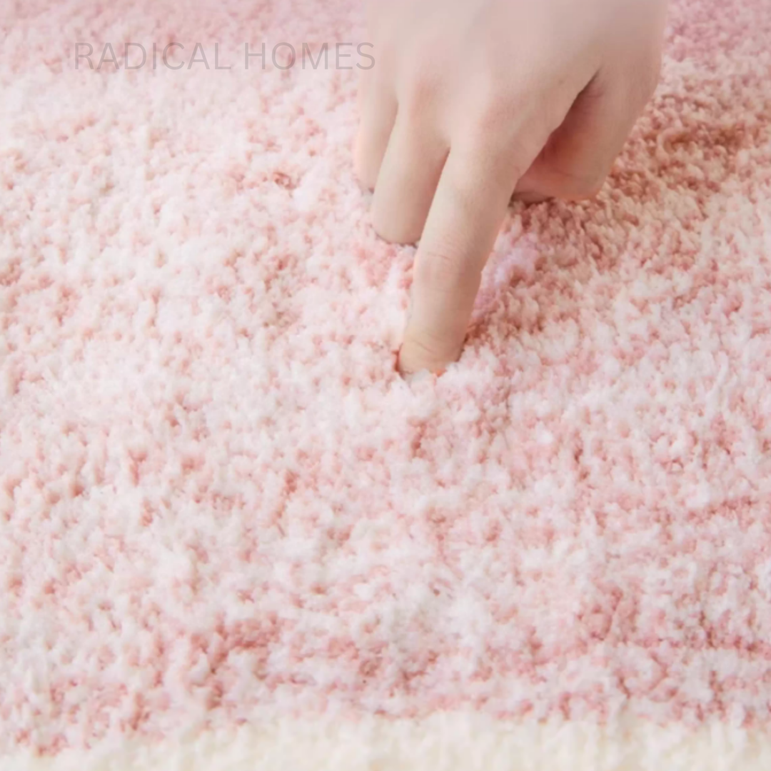 KEEN Modern Fluffy Soft Rug - Radical Homes Singapore