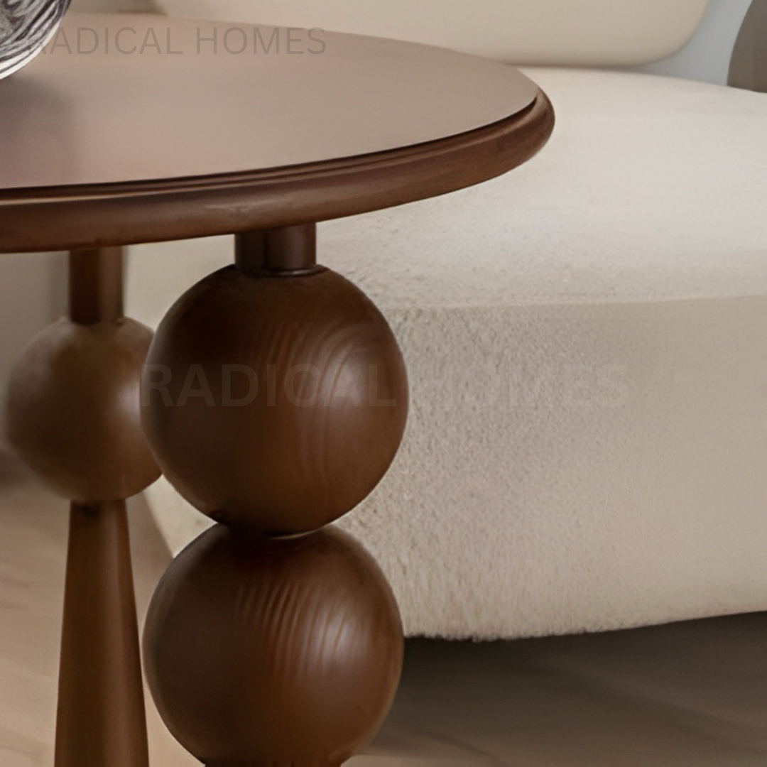 ERIKA Mid Century Solid Wood Side Table