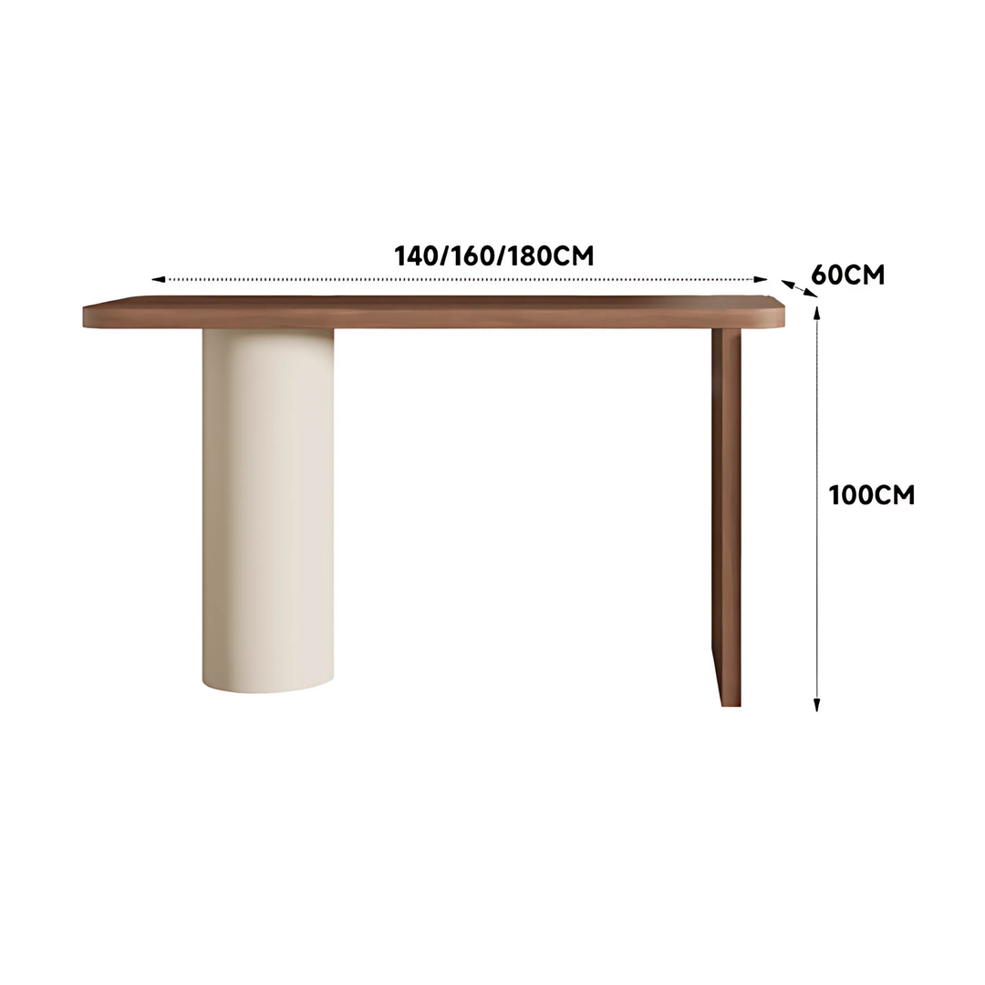 ROMA Modern Walnut Bar Table