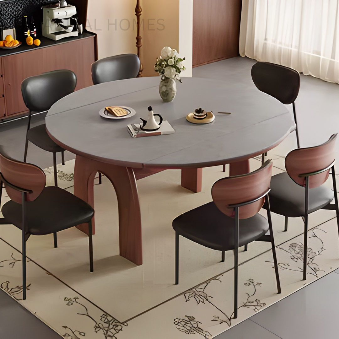 WALDO Modern Sintered Stone Extendable Dining Table - Radical Homes Singapore