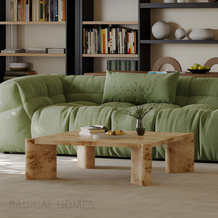 TRIESTE Mappa Burl Solid Wood Coffee Table