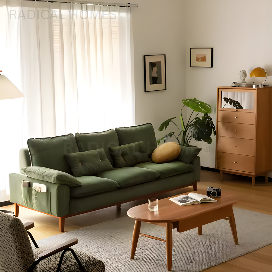 SABEL Japanese Fabric Sofa - Radical Homes Singapore
