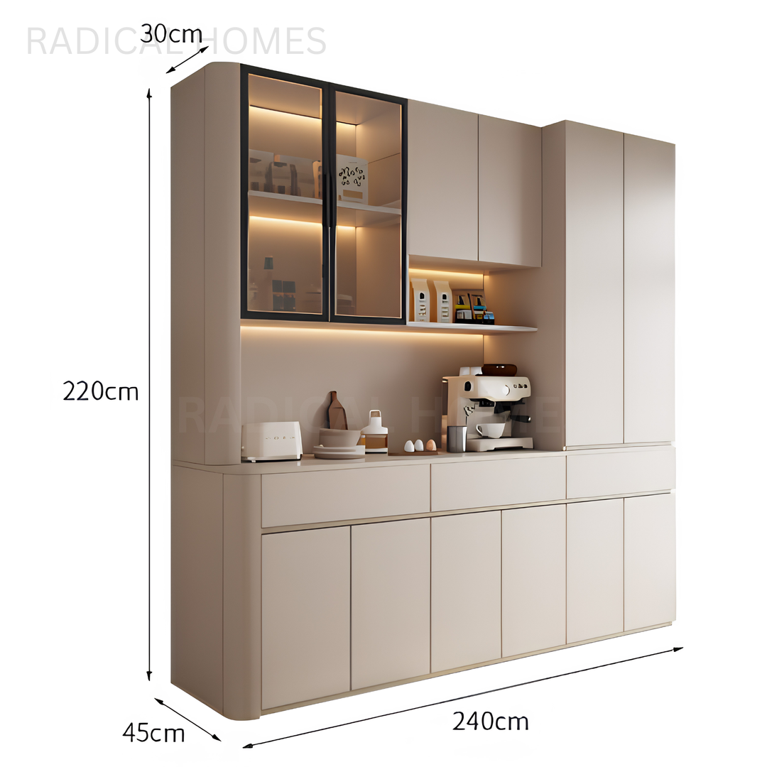 NUCUM Modern Full Height Kitchen Cabinet