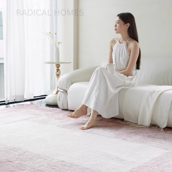 KEEN Modern Fluffy Soft Rug - Radical Homes Singapore