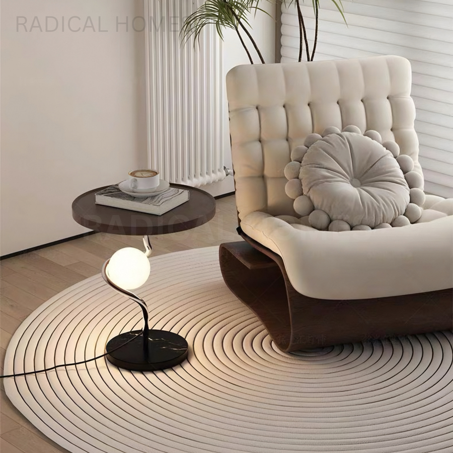 EDMONDE Modern Side Table Lamp - Radical Homes Singapore