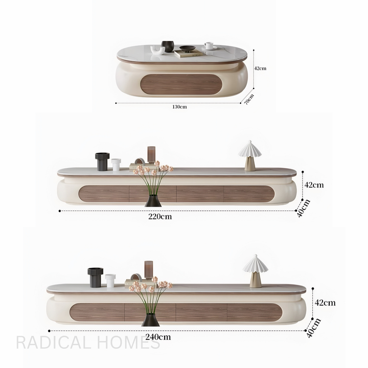 AVOLLO Modern Sintered Stone TV Console