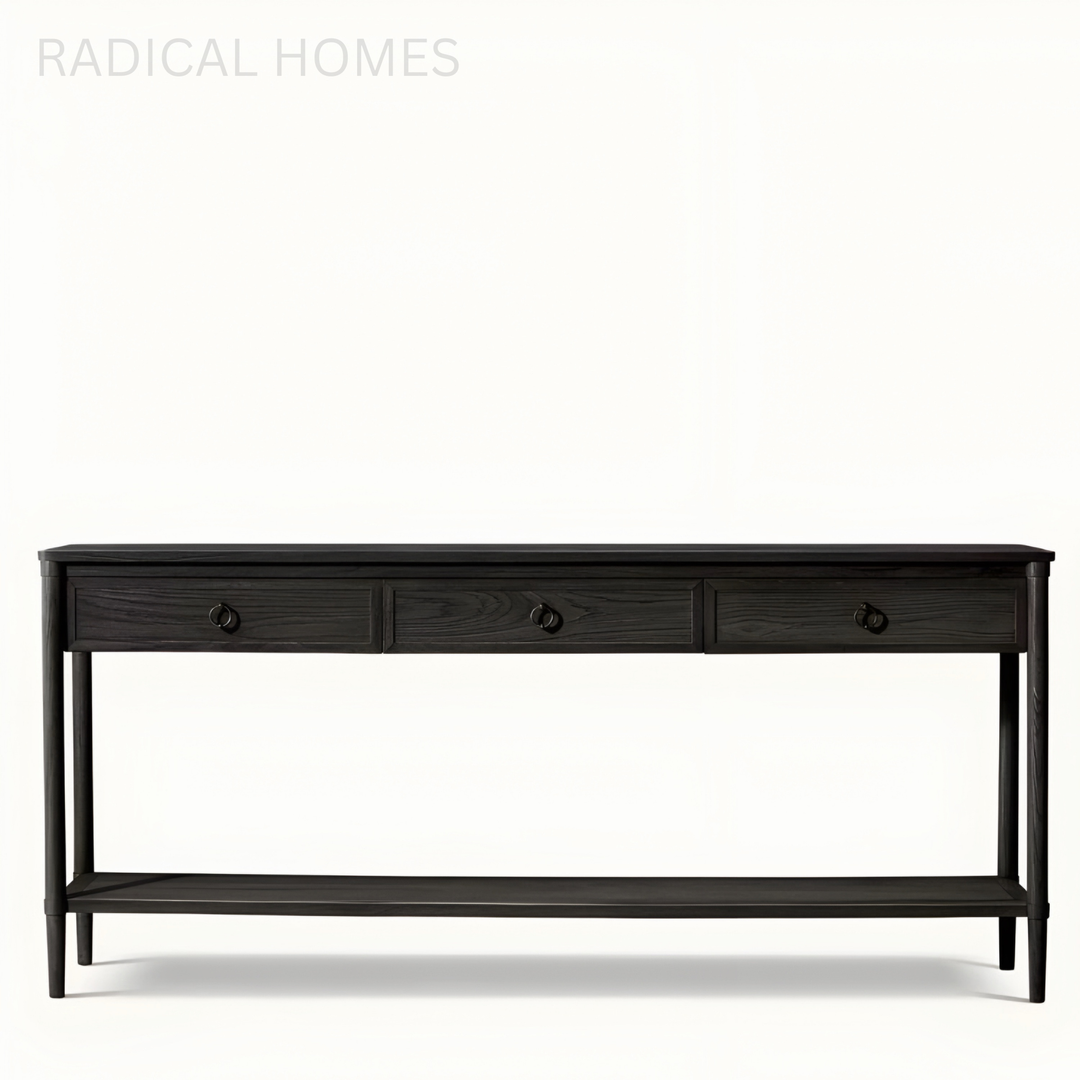 CALVINO Modern Solid Wood Console Table