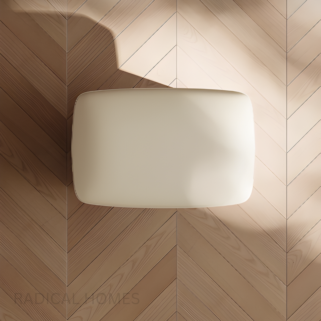 CUNEO Modern Leather Stool