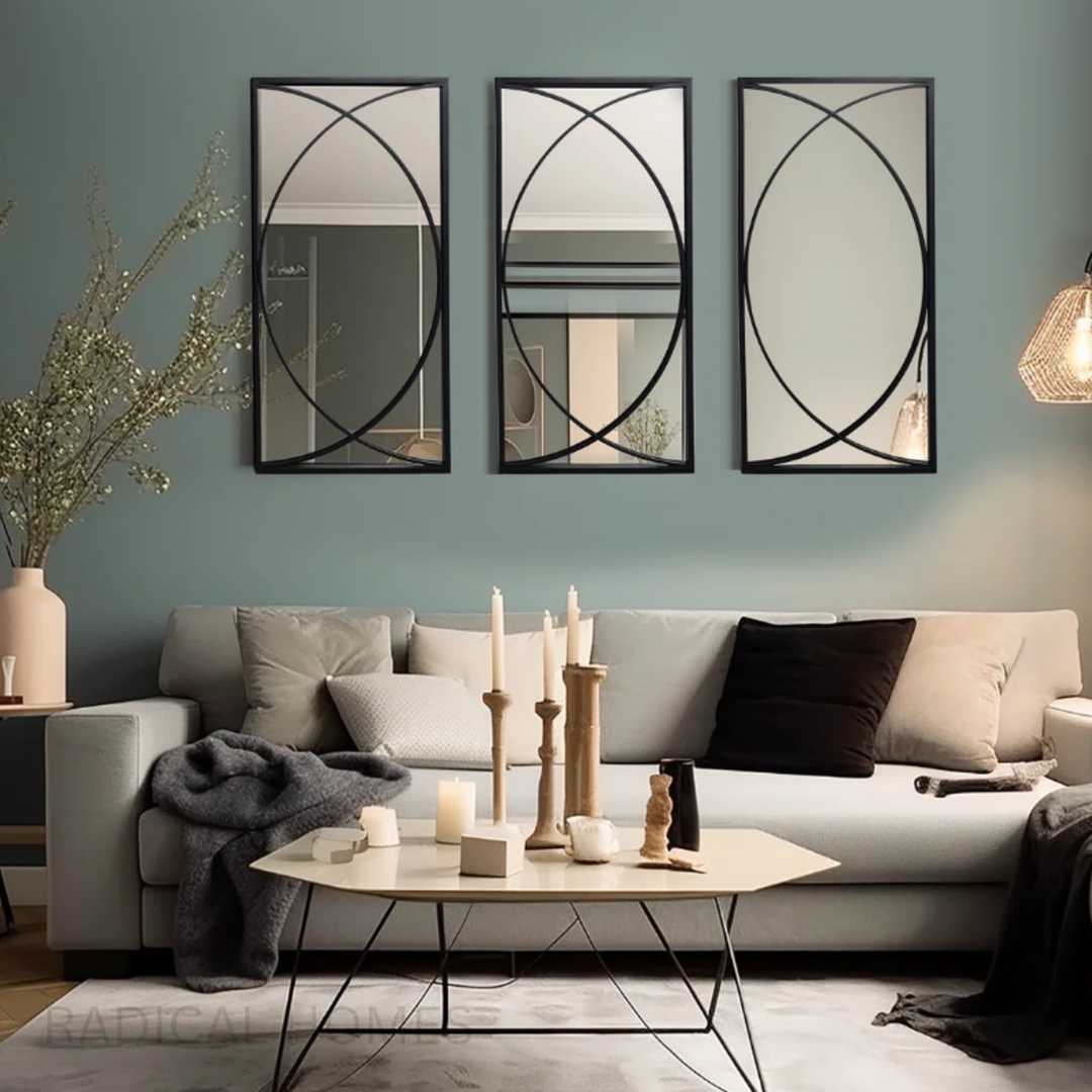 ORVIAN Modern Wall Mirror Set - Radical Homes Singapore