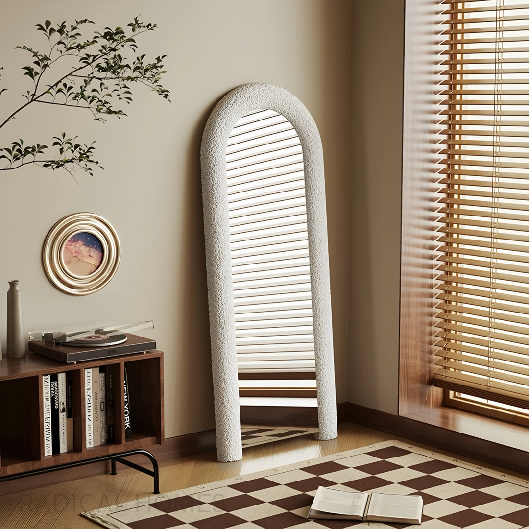 TADIEL Arch Velvet Floor Mirror