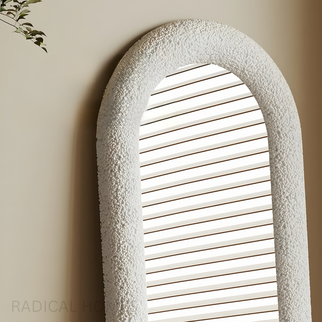 TADIEL Arch Velvet Floor Mirror