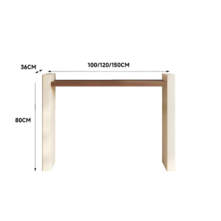 NORA Modern Solid Wood Console Table