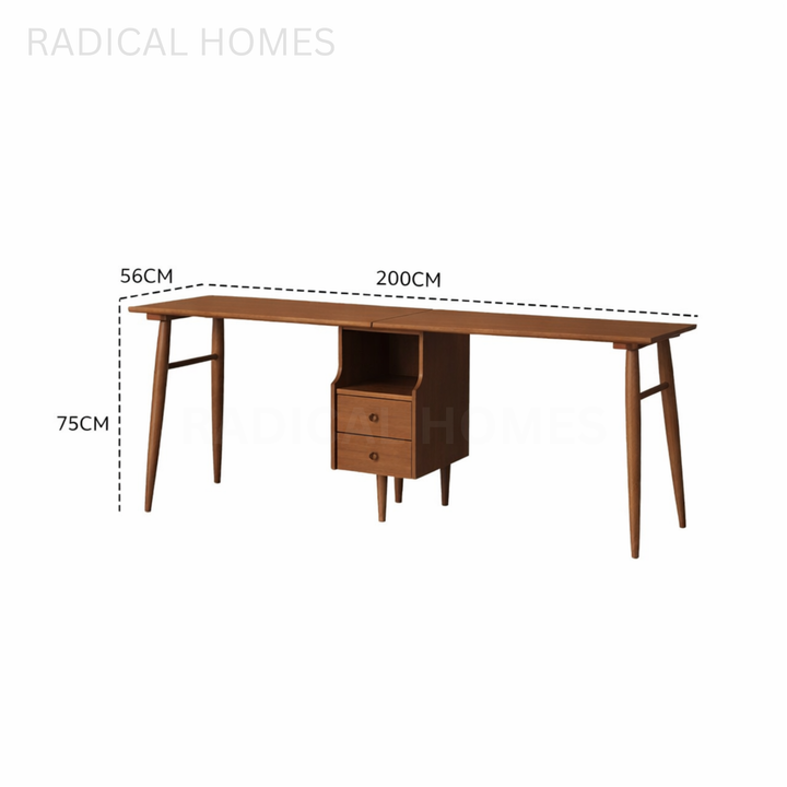 ATEN Modern Solid Wood Study Table Desk