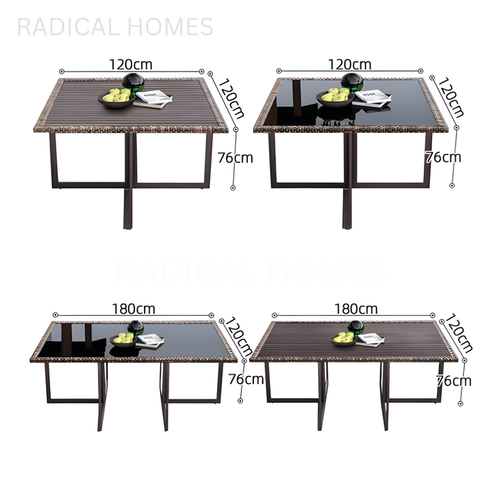 KARICE Modern Outdoor Table and Chairs - Radical Homes Singapore