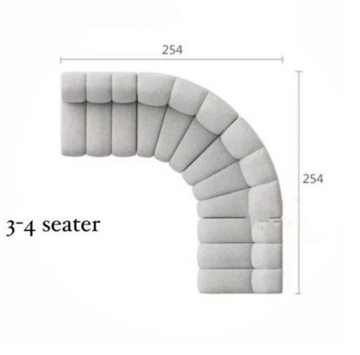 (Instock) Boucle Sofa L254 x W254