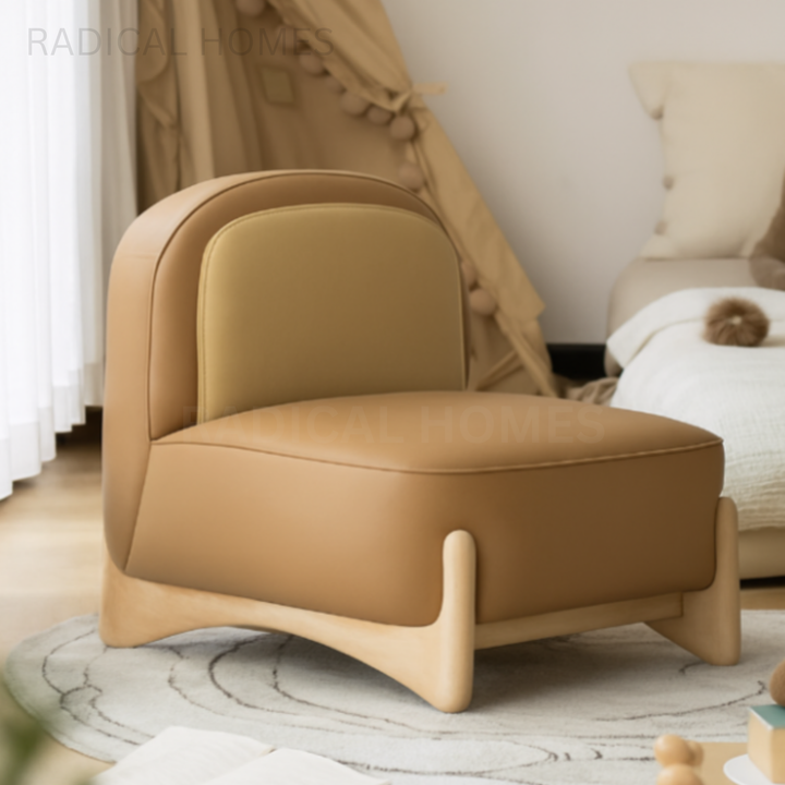 HAILEY Modern Fabric Children Lounge Chair - Radical Homes Singapore