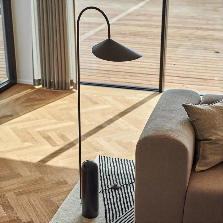 JANGA Modern Marble Floor & Table Lamp