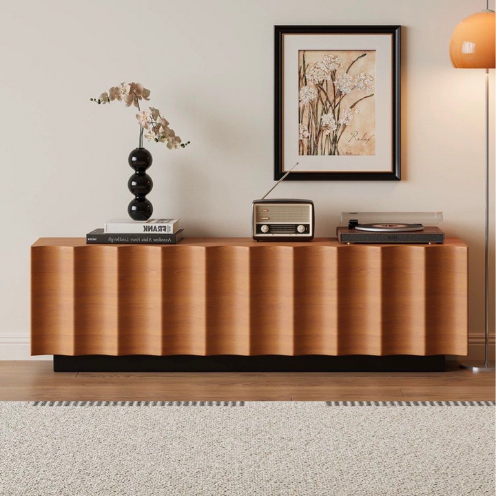 MAXIN Modern Solid Wood TV Console