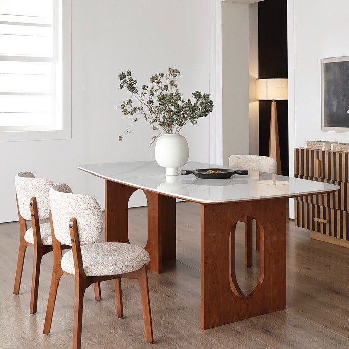THEMIEN Modern Sintered Stone Dining Table