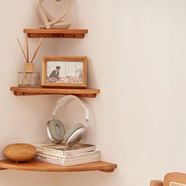 TRENDEN Solid Wood Wall Shelves