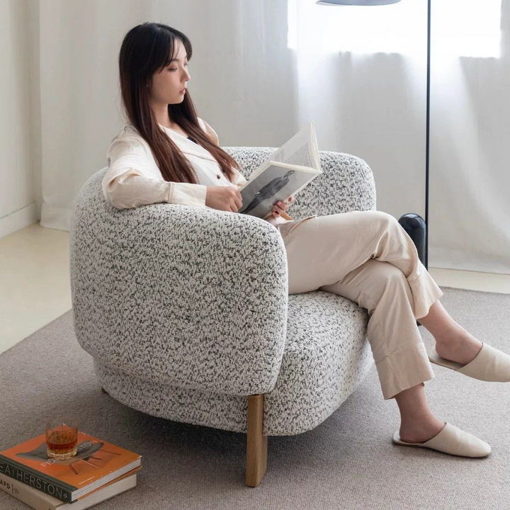 TRUSION Modern Fabric Lounge Chair