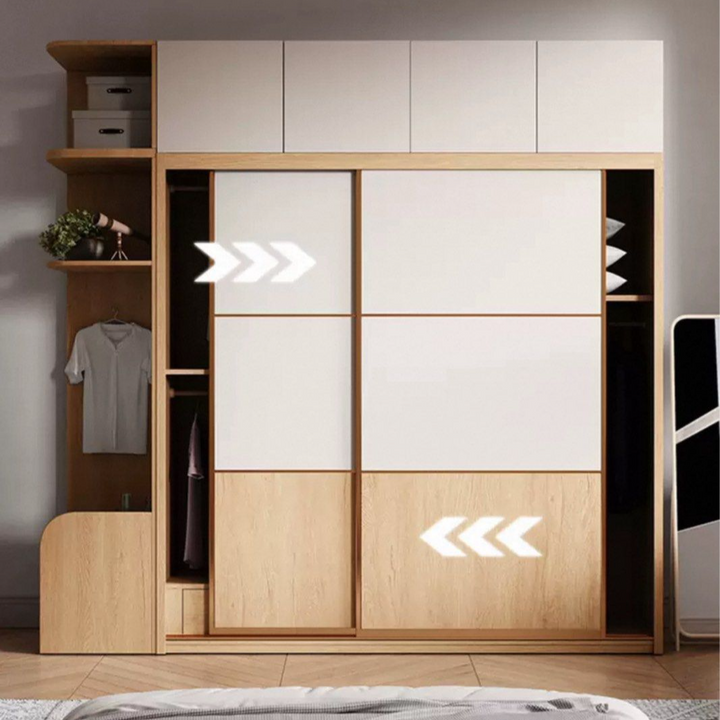 GORO Japandi Solid Wood Wardrobe