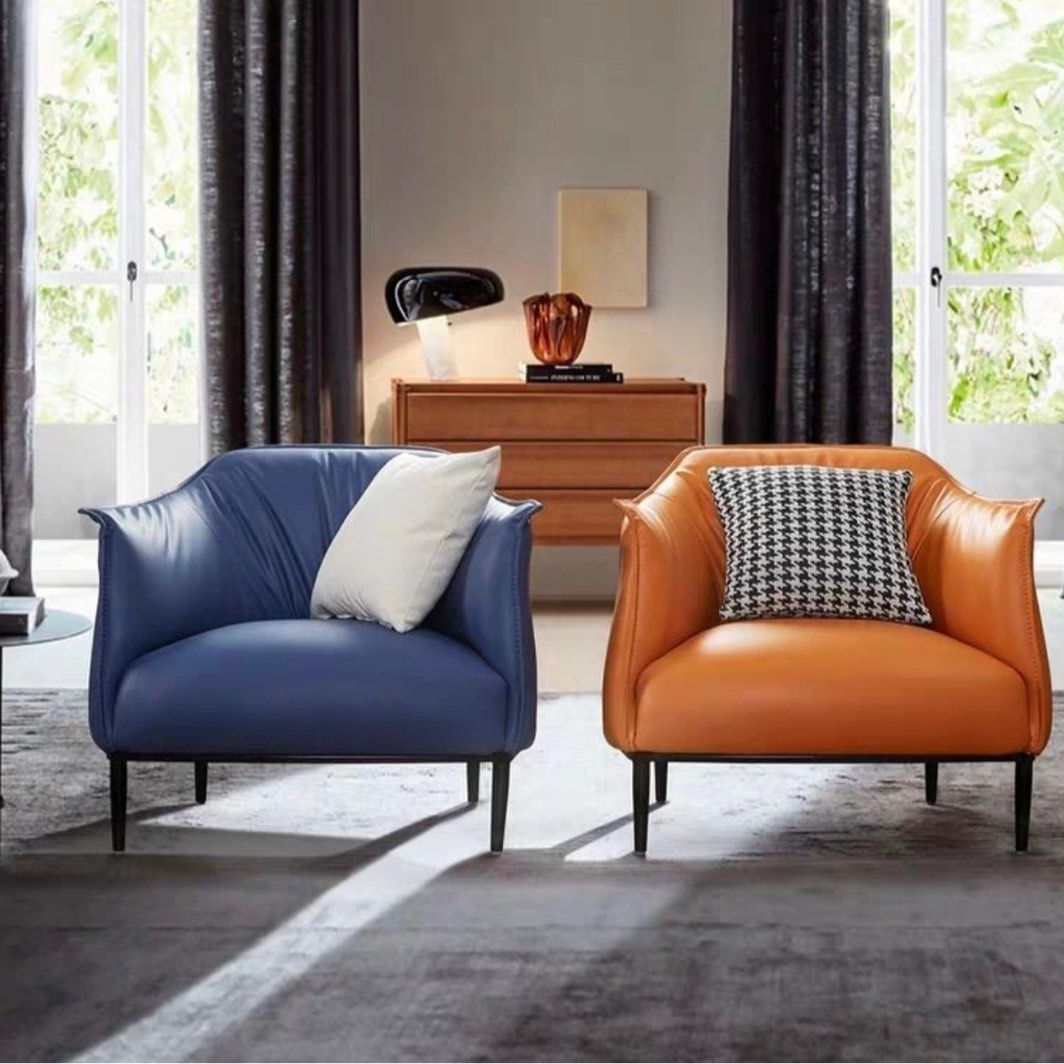 VICTOR Modern Leather Armchair