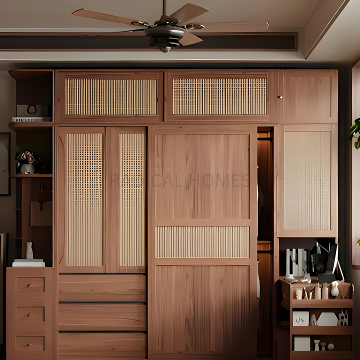 REGALIA Rustic Solid Wood Wardrobe